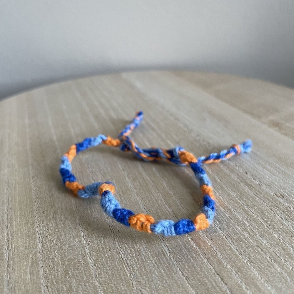 Sanne Bracelet, anklet, trendy, comfortable, tie, embroidery thread, woven, gift